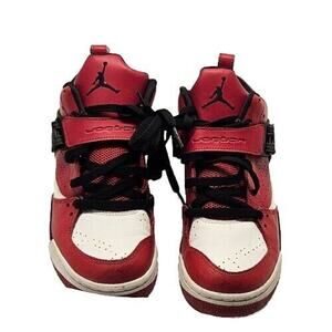 Size 7Y (US) - Jordan Flight 45 Mid Gym Red White